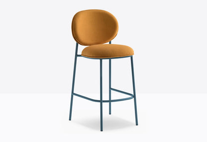 Stiel Upholstered Barstool, 760 mm Seat Height