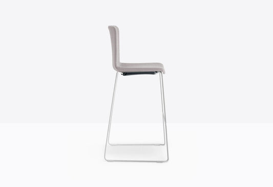Pedrali Upholstered Bar Stool Tweet, Stackable, H750