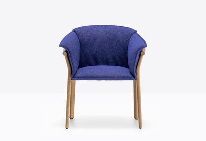Lamorisse Dining Armchair, Ash Wood, Upholstered