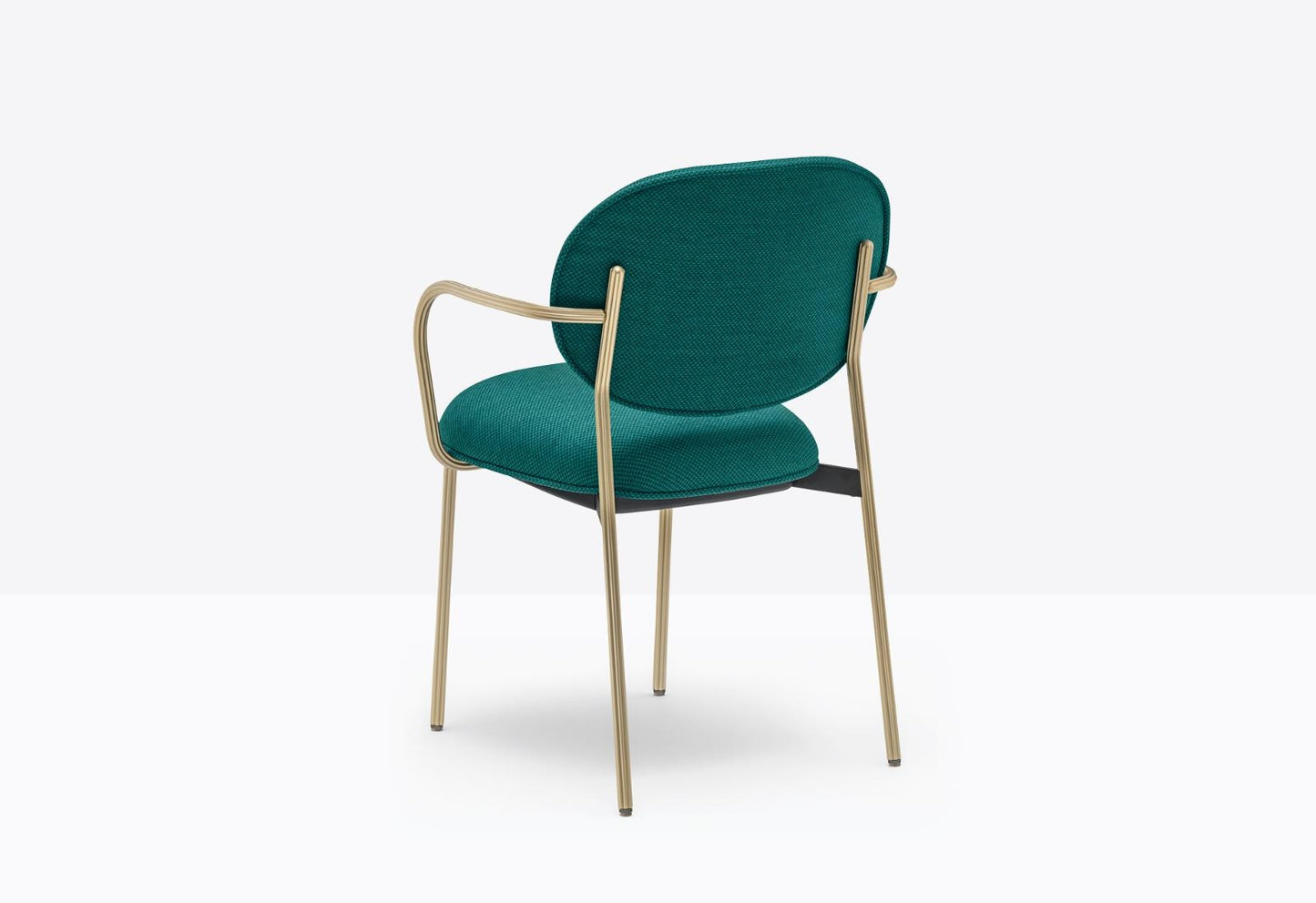 Blume Stackable Armchair, Aluminium, Upholstered