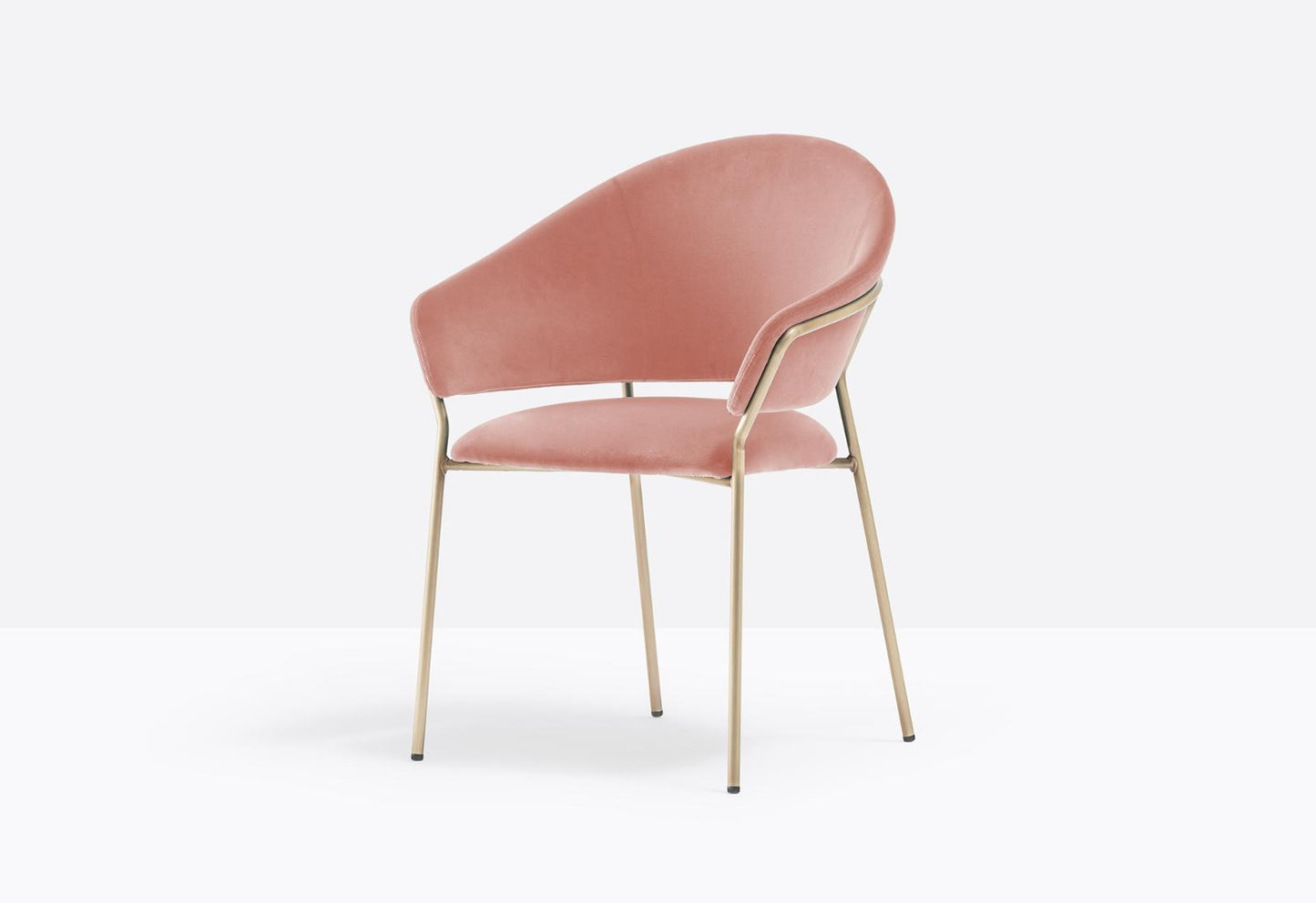 Jazz Upholstered Armchair, Steel Frame, 470 mm Seat