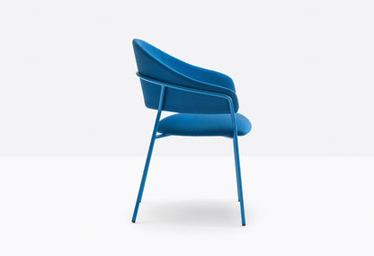 Jazz Upholstered Armchair, Steel Frame, 470 mm Seat