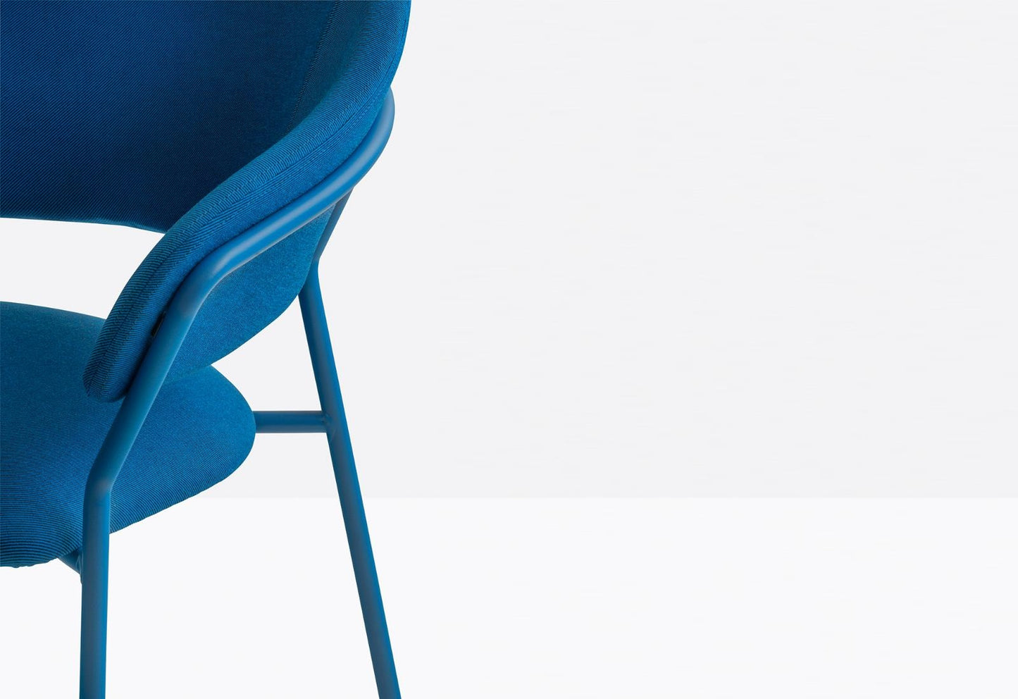 Jazz Upholstered Armchair, Steel Frame, 470 mm Seat