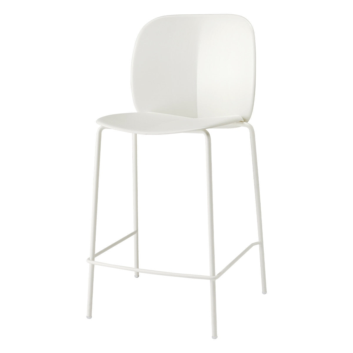 Mentha Bar Stool with Backrest, h.65/h.75