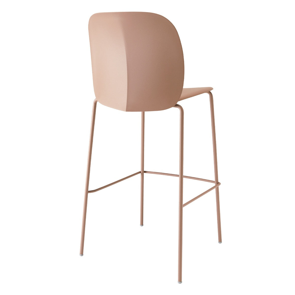 Mentha Bar Stool with Backrest, h.65/h.75