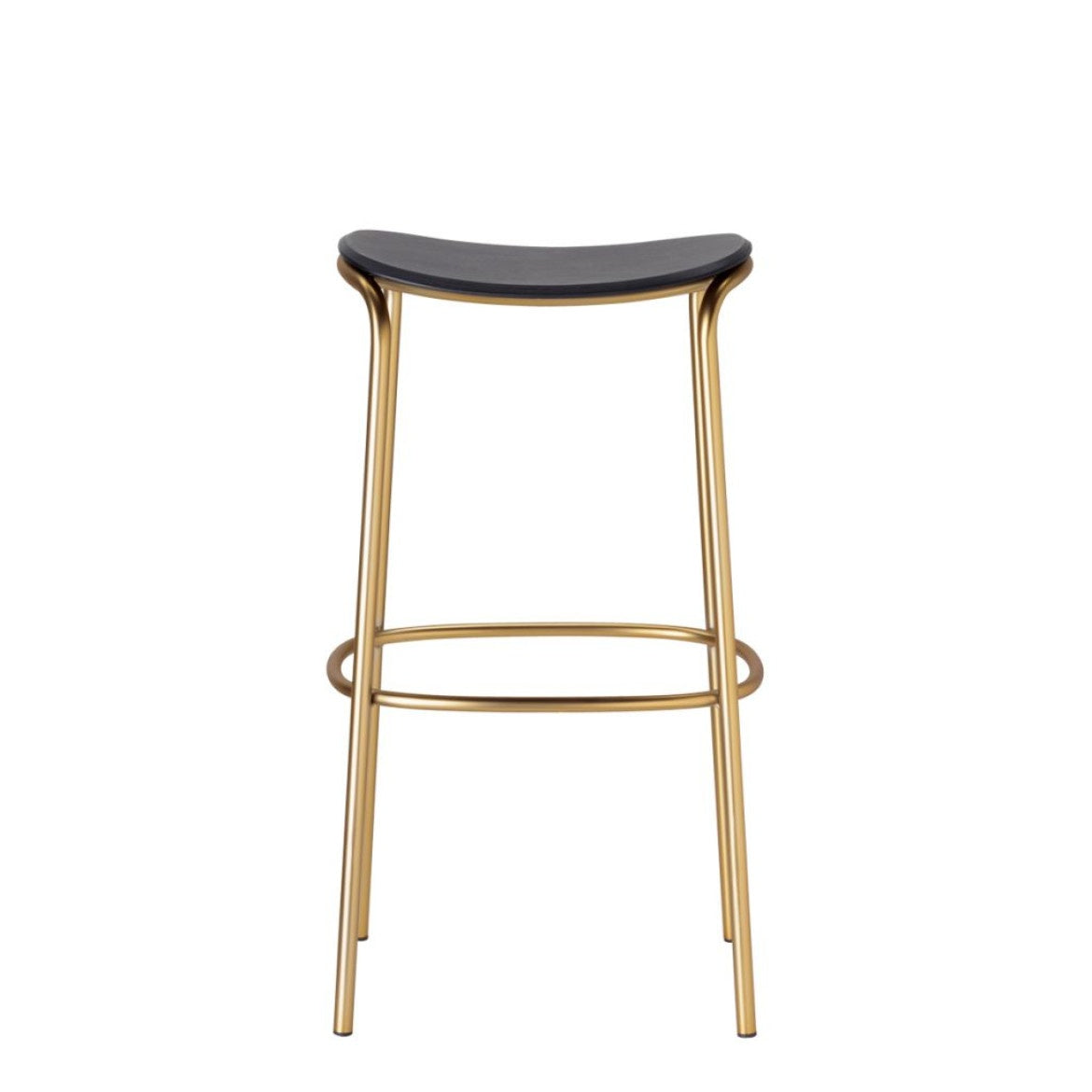 Trick Wood Bar Stool, Oak Seat, H65/H75