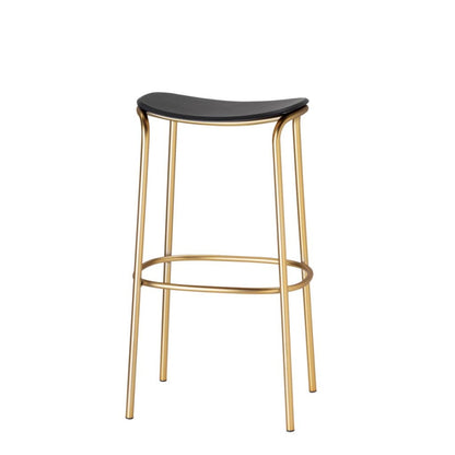 Trick Wood Bar Stool, Oak Seat, H65/H75