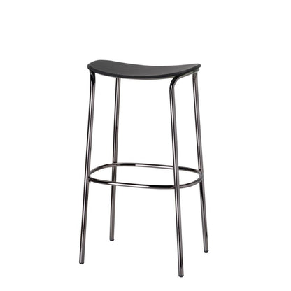 Trick Wood Bar Stool, Oak Seat, H65/H75