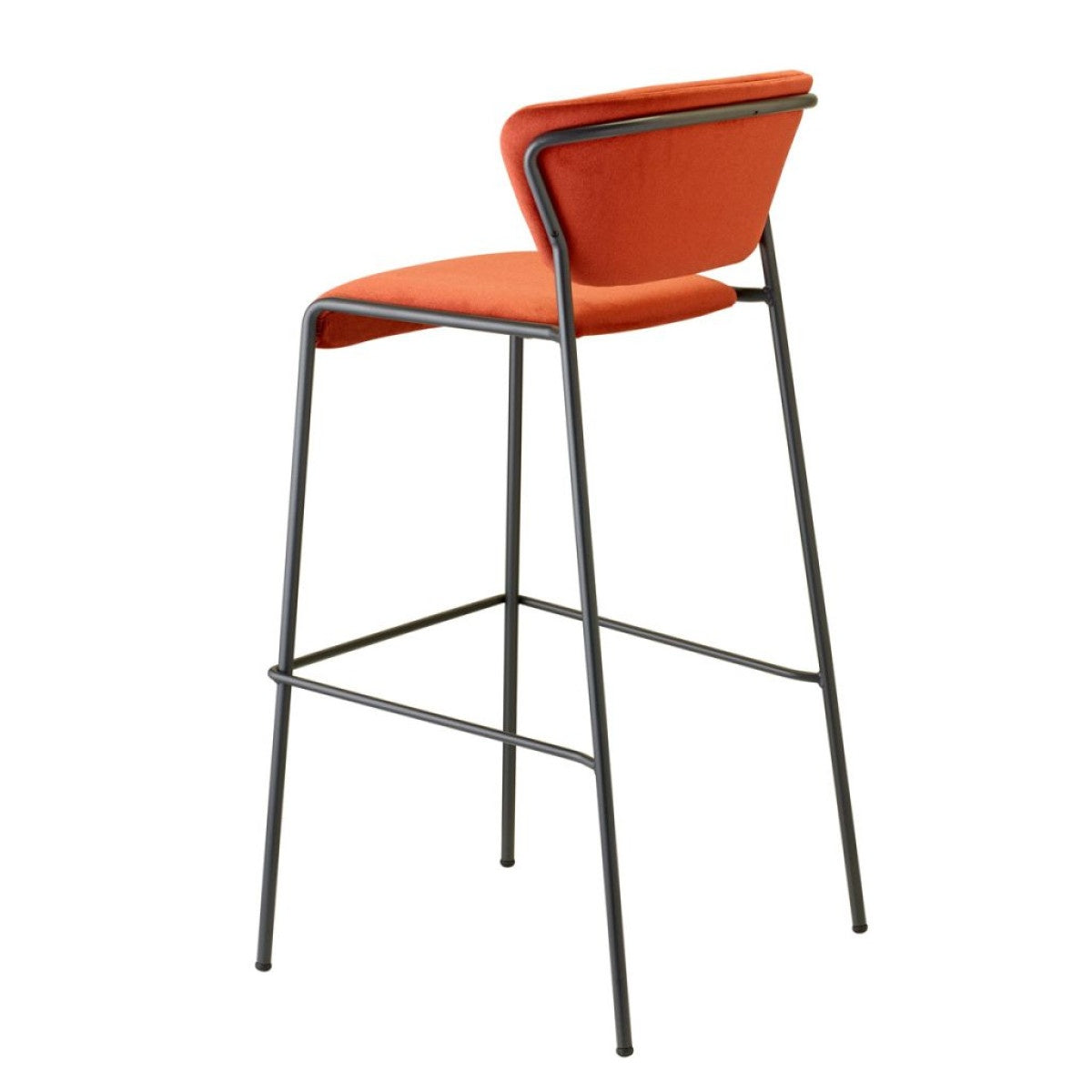 Lisa Upholstered Bar Stool, 65/76 cm, Stackable