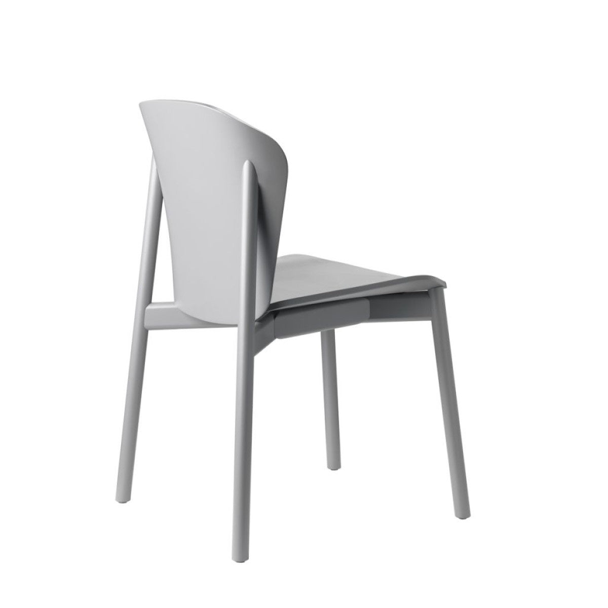 Finn All Wood Side Chair, Solid Ash/Beech, 440mm Seat