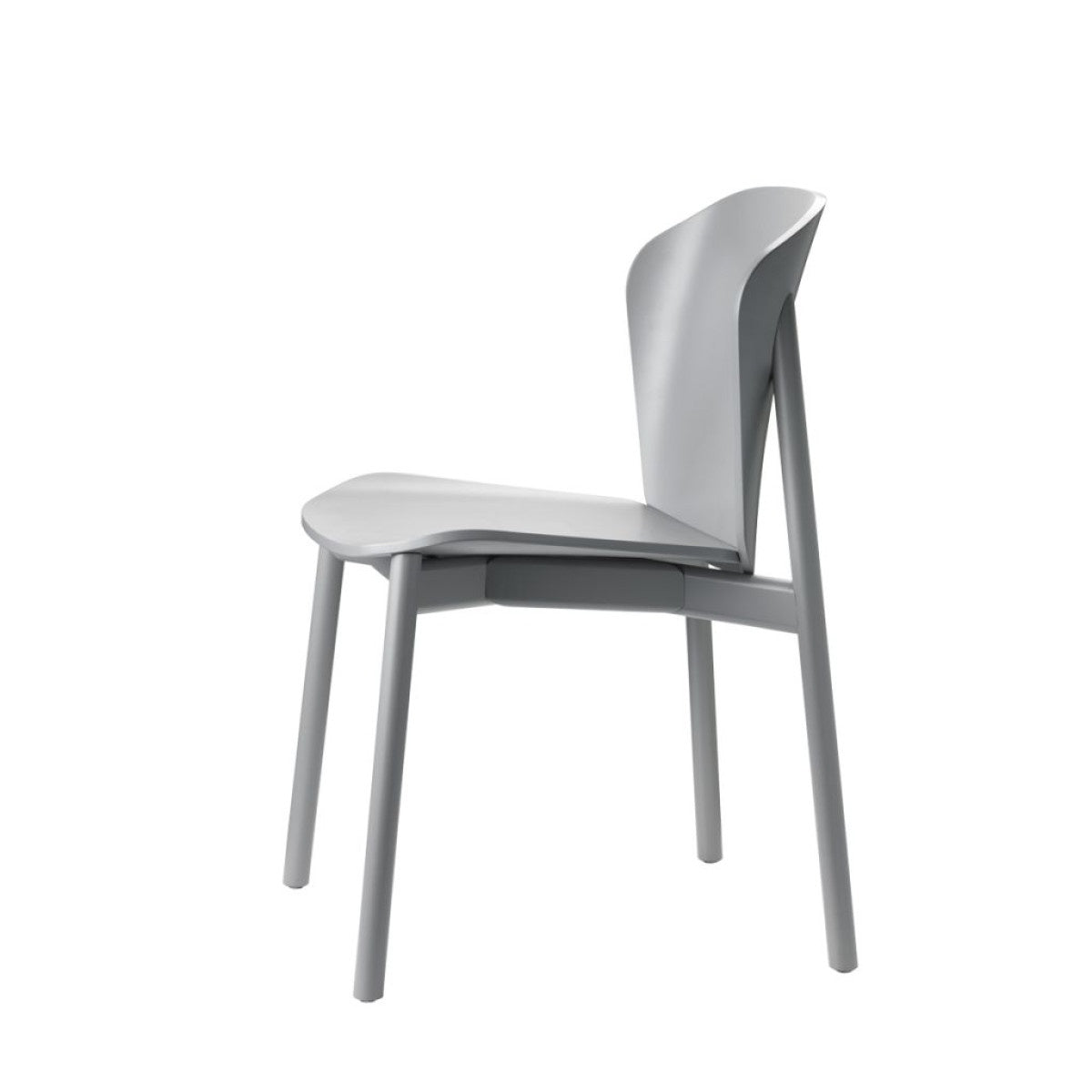 Finn All Wood Side Chair, Solid Ash/Beech, 440mm Seat