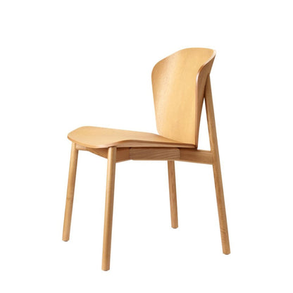 Finn All Wood Side Chair, Solid Ash/Beech, 440mm Seat