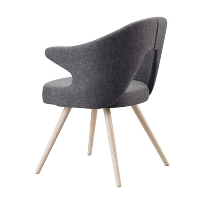 YOU & ME Fabric Armchair, Bleached Beech, Indoor