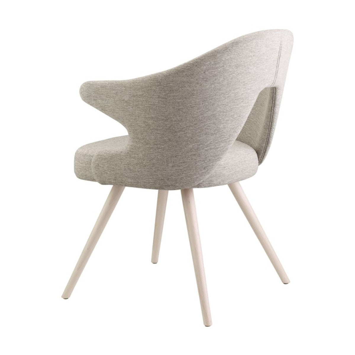 YOU & ME Fabric Armchair, Bleached Beech, Indoor