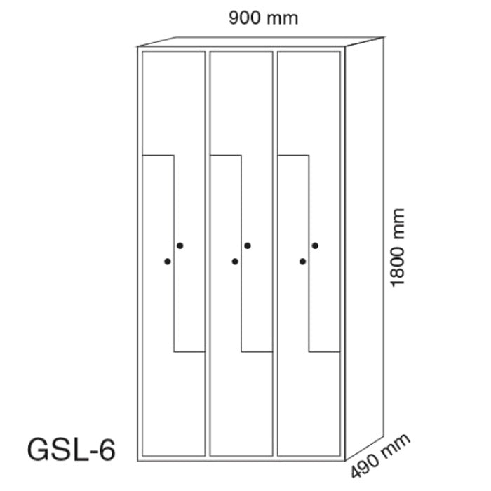 Metal Staff Locker, L Series