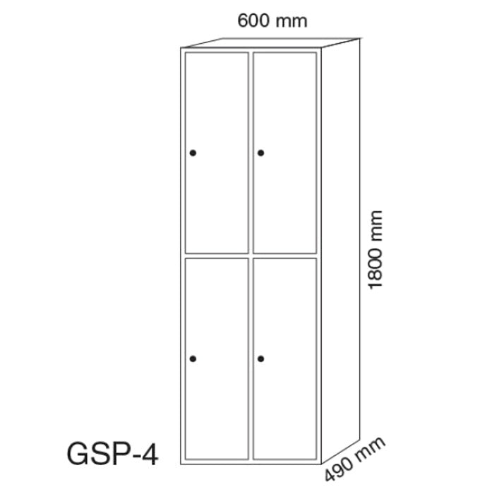 Metal Wardrobe, 1/2 Series