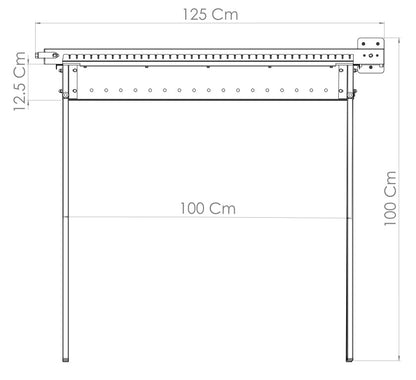 Double Coal Grill, 80 Skewers, Auto-Rotation