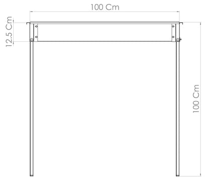 Charcoal Channel Grill, 1000 mm, 60–70 Skewers