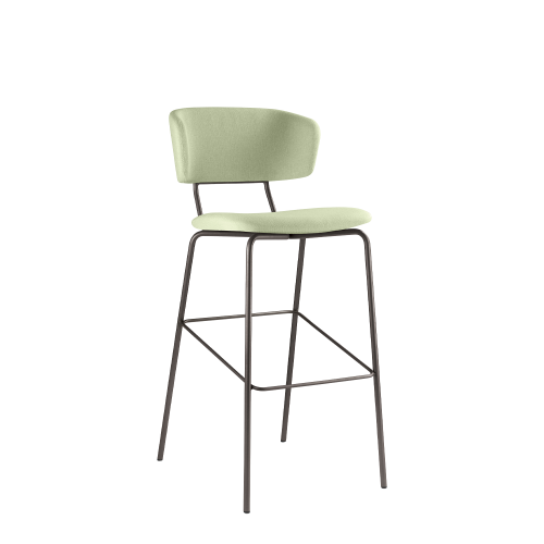 Flexi Upholstered Bar Stool, 740 mm, Stackable