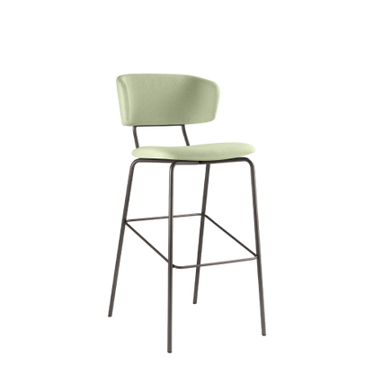 Flexi Upholstered Bar Stool, 740 mm, Stackable