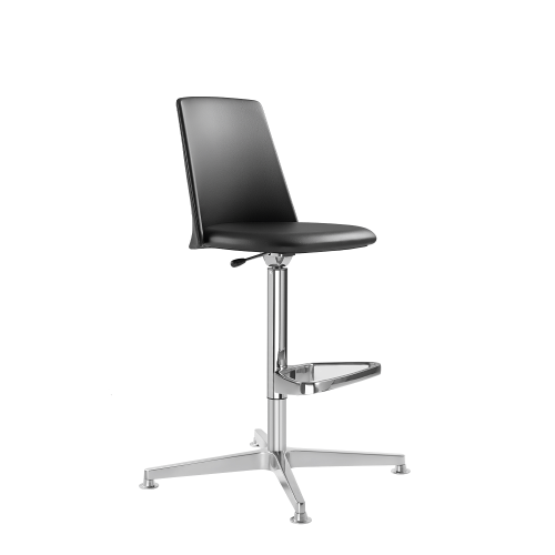 Melody Swivel Barstool, Upholstered, Gas-Lift