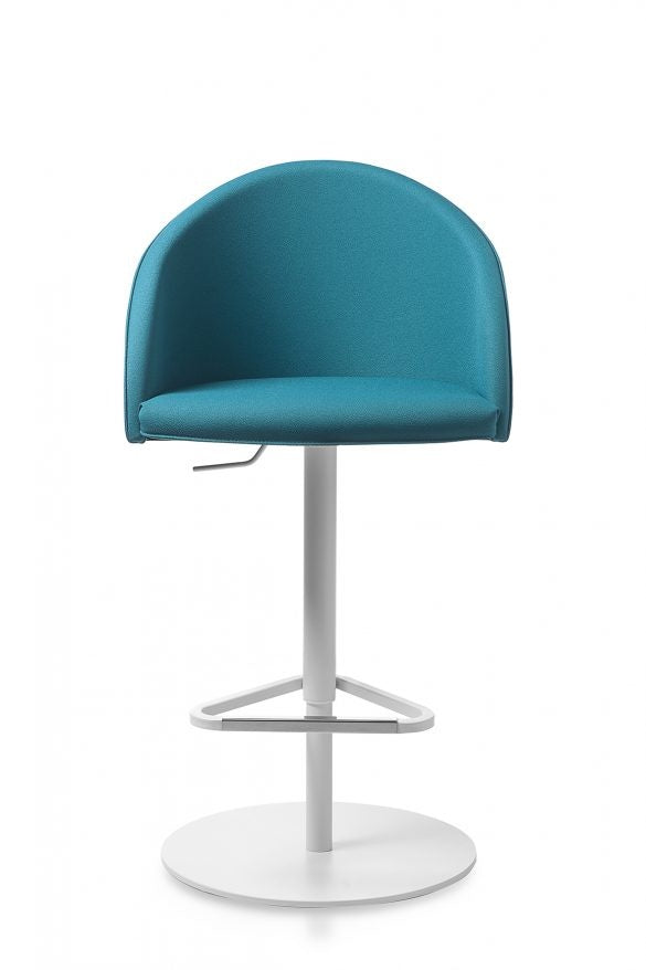 Kameo Upholstered Bar Stool, Fabric/Leather