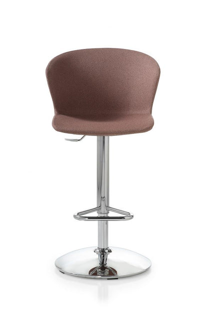 Kicca Plus Upholstered Bar Stool with Backrest