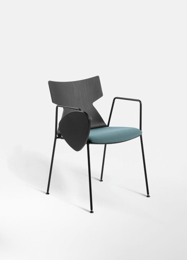 Kimbox Wood Stackable Chair, Beechwood, 4-Leg
