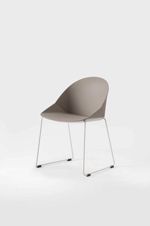 Kross Polypropylene Chair, Sled Base, 6 Colors