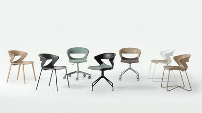 Kicca Stackable Chair, Polypropylene, 460 mm Seat