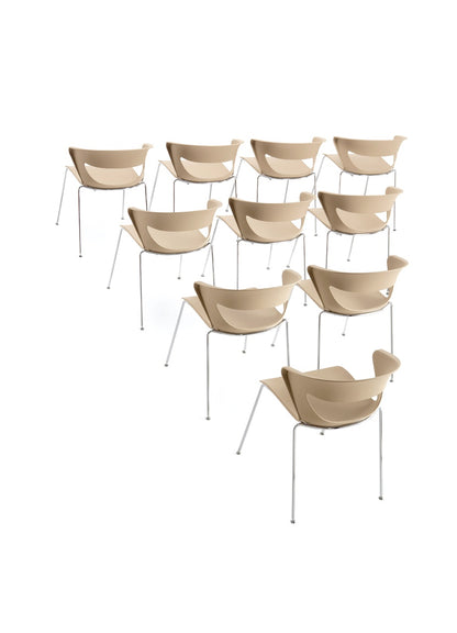 Kicca Stackable Chair, Polypropylene, 460 mm Seat