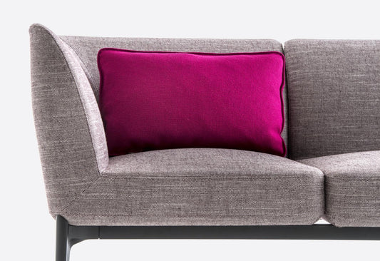 Pedrali 3-Seat Sofa Social Plus DSO2-3AAL, 2240 mm, 420 mm Seat H