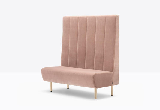 Pedrali Modular Sofa Modus 2.0 MDWL140, Linear Unit, 140 cm Back