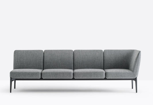 Social Modular Sofa, 4-Seater, Linear