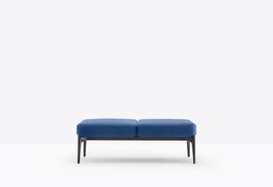 Social Modular Pouf Sofa, 2-Pouf Module