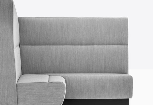 Pedrali Corner Modular Sofa Modus 2.0 MDA110, 90°, 110 cm Back