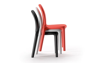 Chloe Stackable Chair, Polyethylene, Indoor/Outdoor