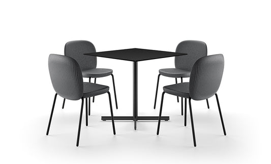 PLUST Collection Stackable Chair Fade Stack, Rotomoulded