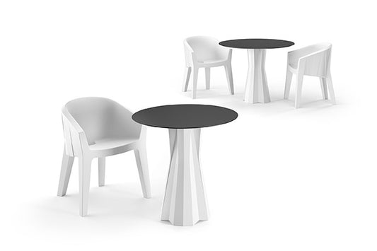 PLUST Collection Outdoor Armchair Frozen, Polyethylene, W640×H770 mm