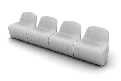 Jetlag Modular Chair, Polyethylene, Indoor/Outdoor