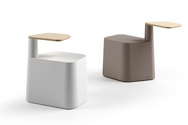 Sat Chair with Swivel Tablet, Polyethylene
