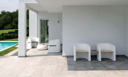 PLUST Collection Armchair Talea, Fabric Seat, PE, Indoor/Outdoor