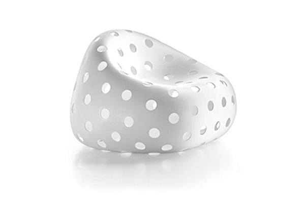 Airball Perforated PE Armchair, Indoor/Outdoor