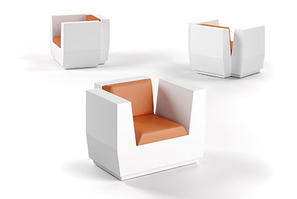 Big Cut Armchair, Polyethylene, Indoor/Outdoor