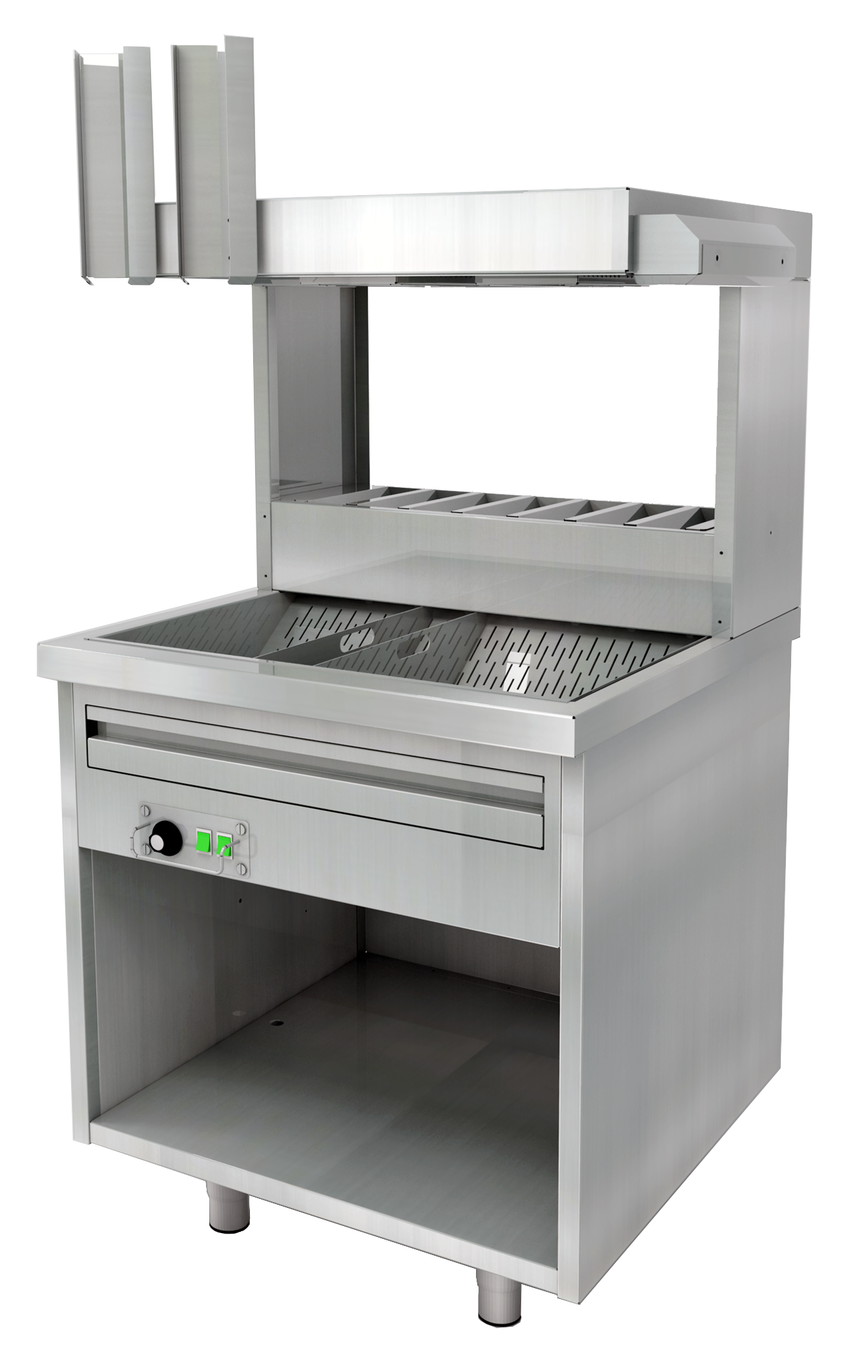 Vitrum Fry dump station