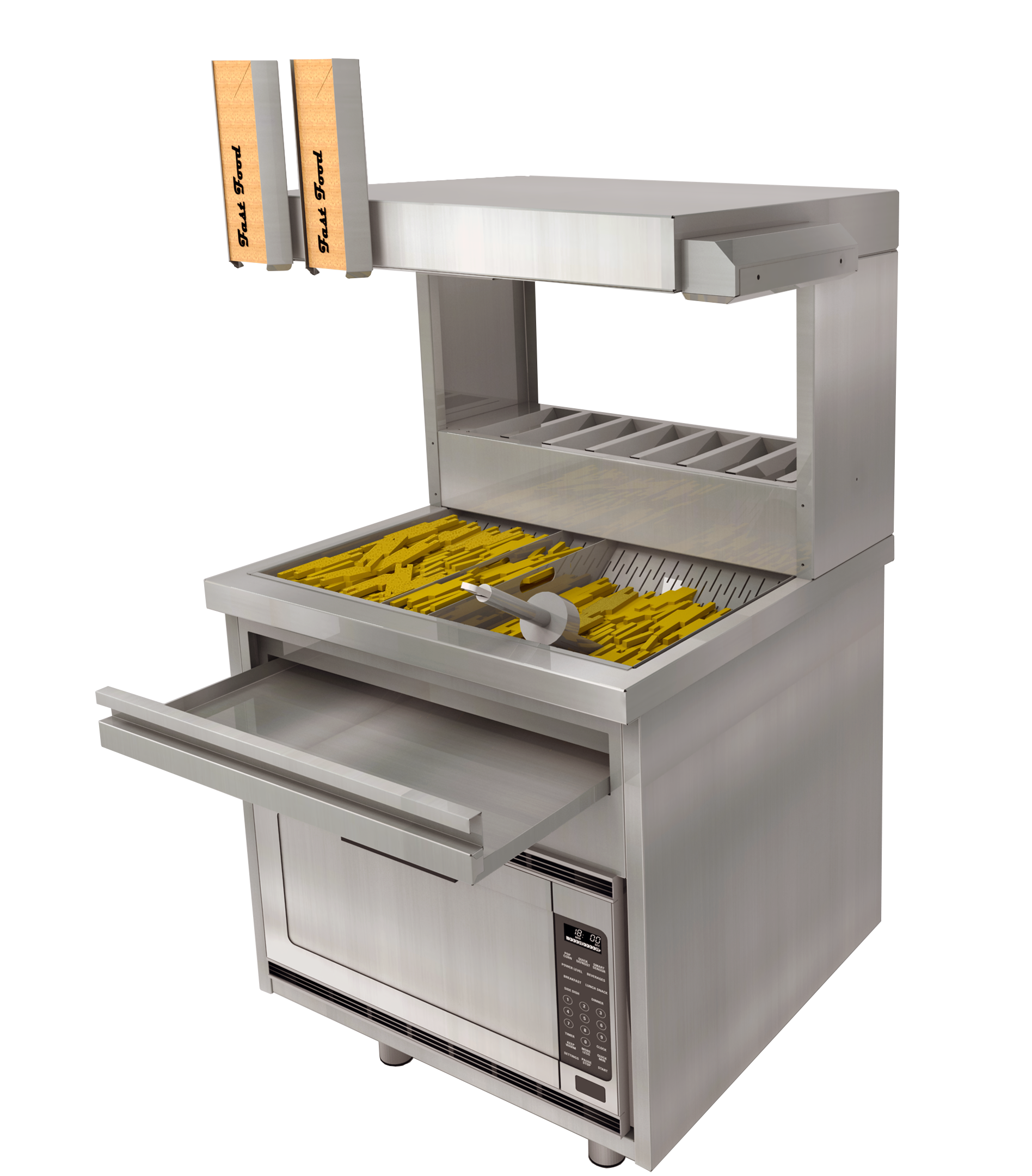 Vitrum Fry dump station
