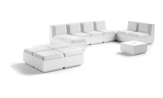 PLUST Collection Modular Pouf Big Cut, 60×60×41 cm, Indoor/Outdoor