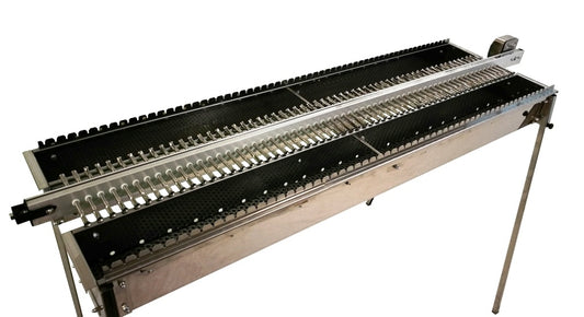 Double Charcoal Skewer Grill, 120 pcs, 1650 mm