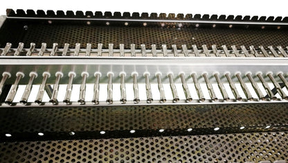 Double Charcoal Skewer Grill, 120 pcs, 1650 mm