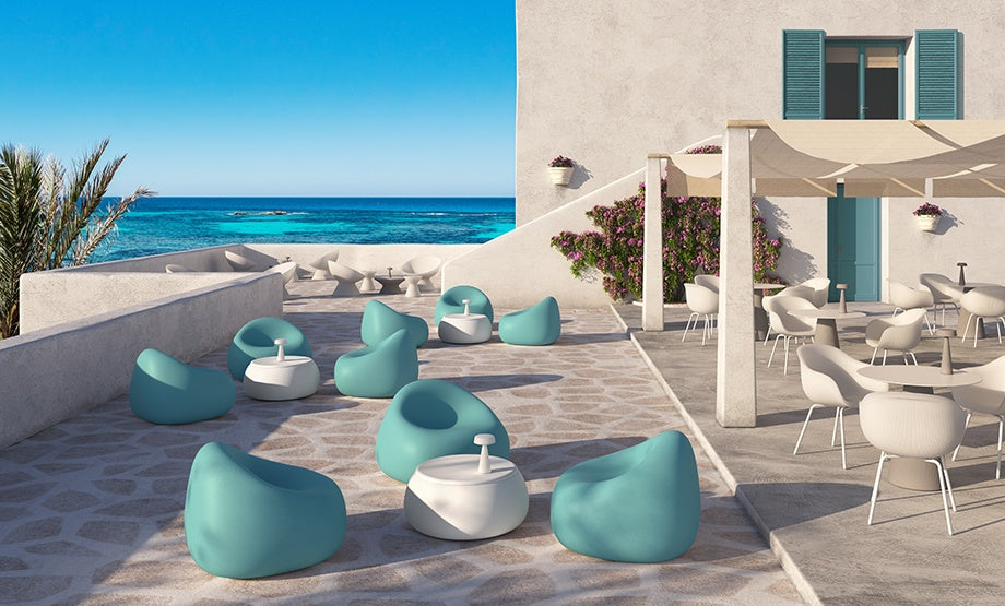 Gumball Armchair, Monobloc Polyethylene, Indoor/Outdoor